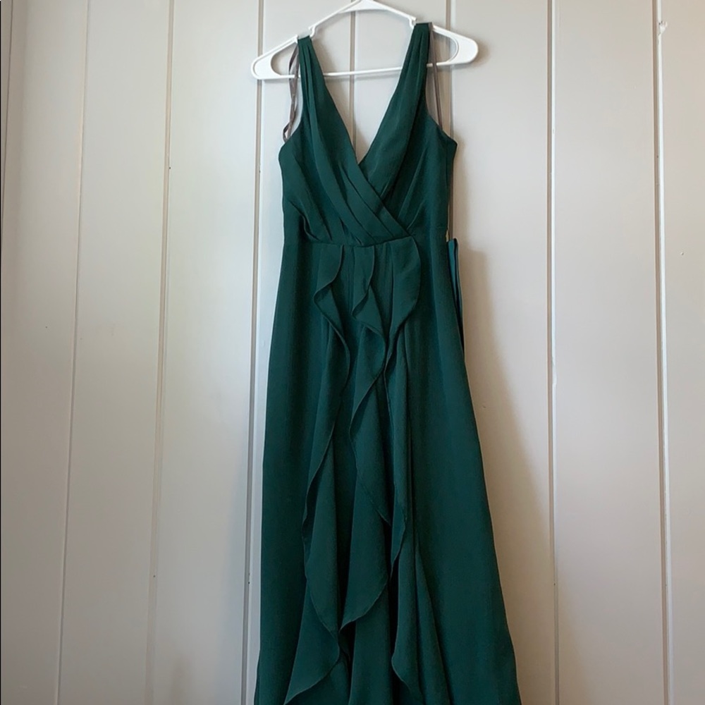 Emerald Green Vera Wang Gown